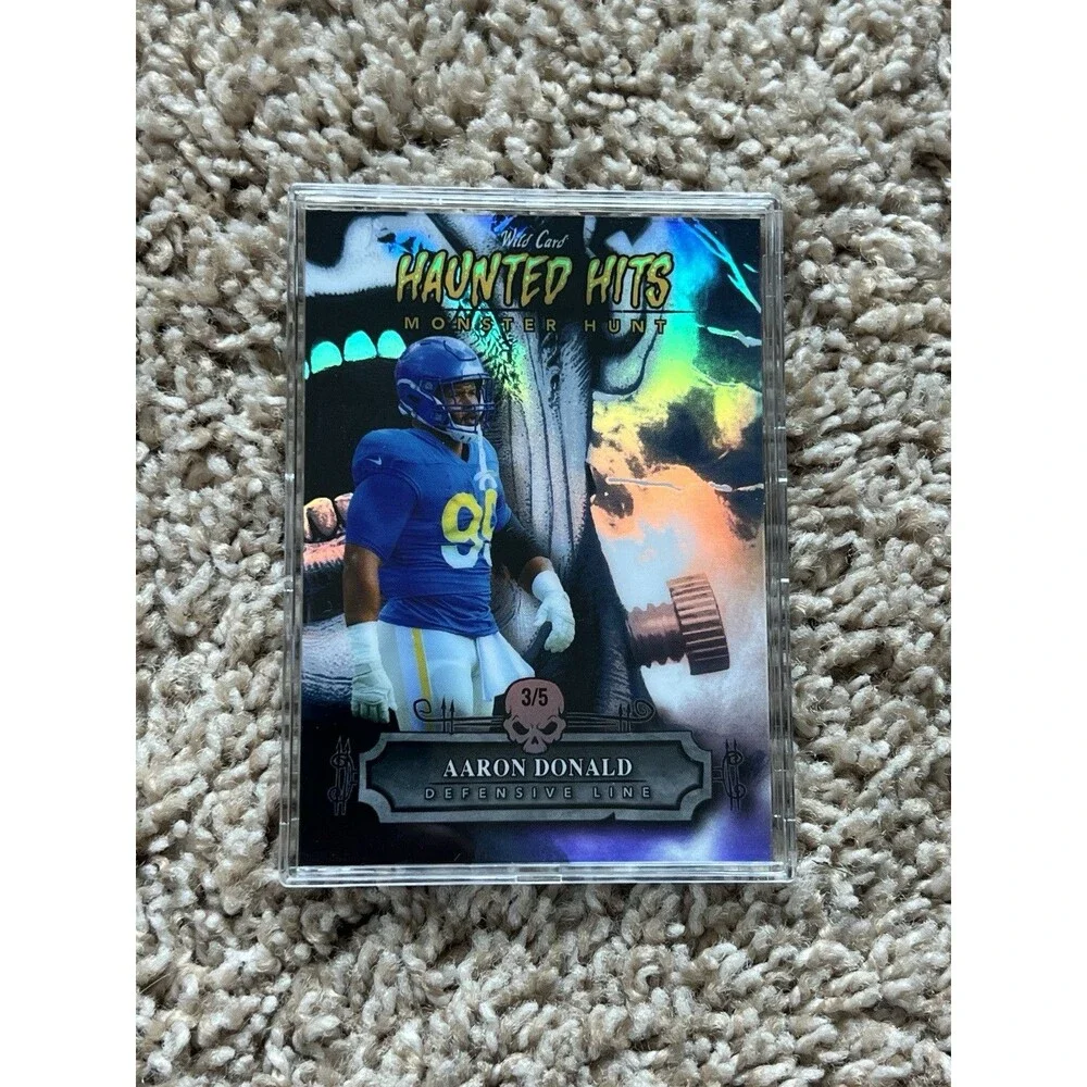 2024 Wild Card Haunted Hits Aaron Donald 4/5 Frankenstein